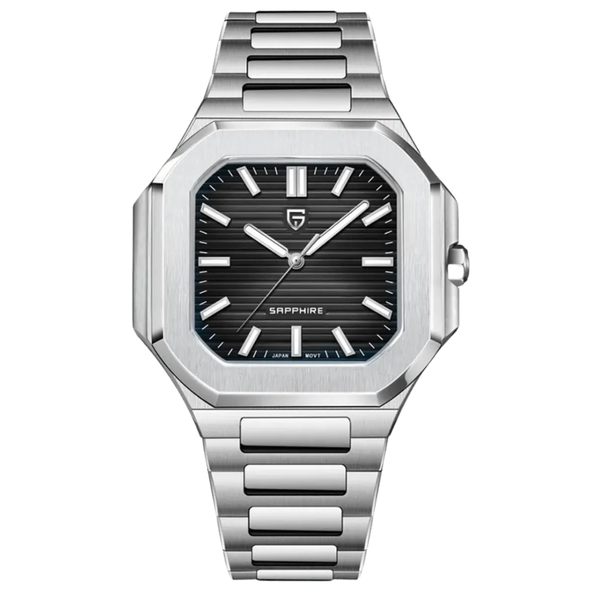 Montre Pagani Design PD-YS019 Quartz 37 mm – Noir / Acier