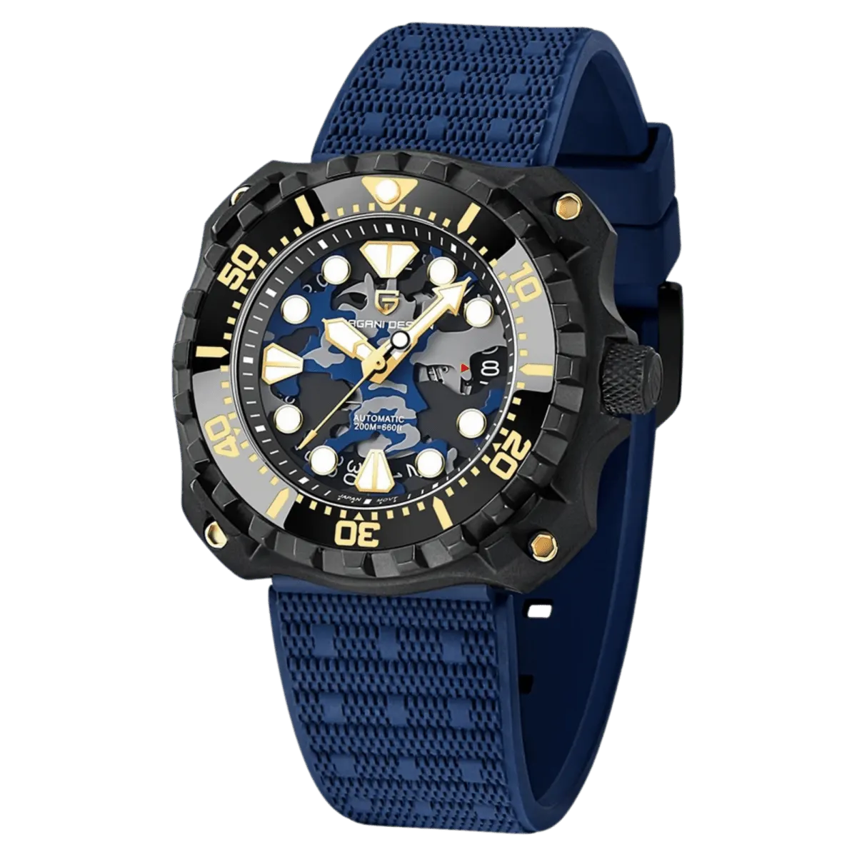 Montre Pagani Design PD-YN009 Automatique 40,7 mm – Bleu / Noir
