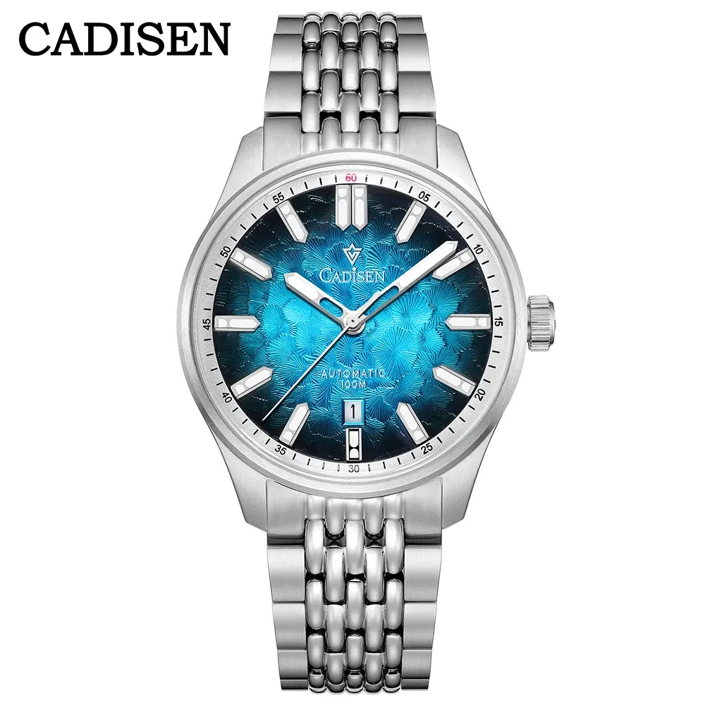 Montre Cadisen C8247 Automatique 40 mm – Bleu