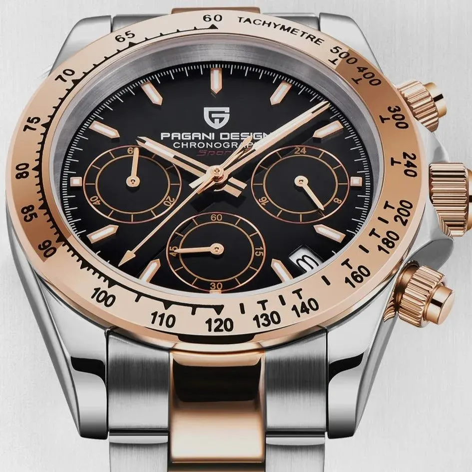 Montre Pagani Design Méca-quartz 40 mm – Blanc