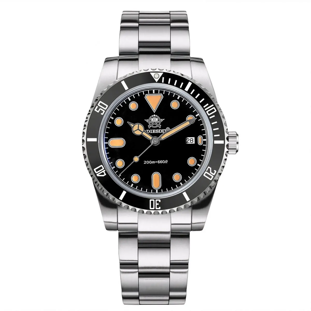 Montre Addiesdive AD2068 Quartz 39 mm – Noir