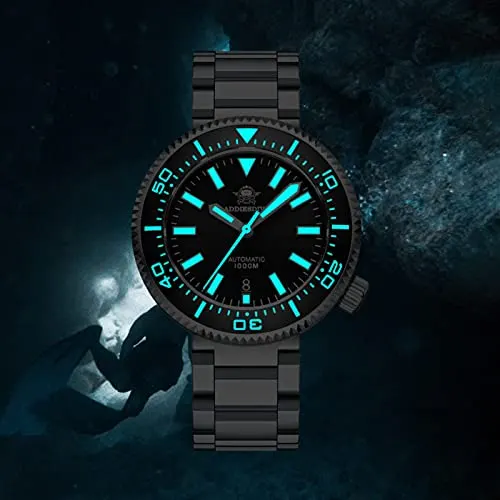 Montre Addiesdive Automatique 45 mm – Noir / NH35