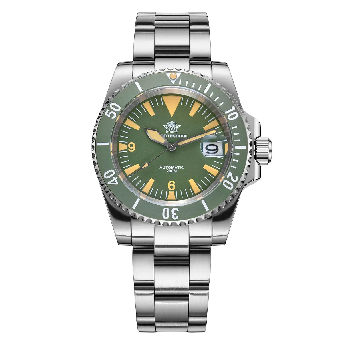 Montre Addiesdive AD2064 Automatique 41 mm – Vert