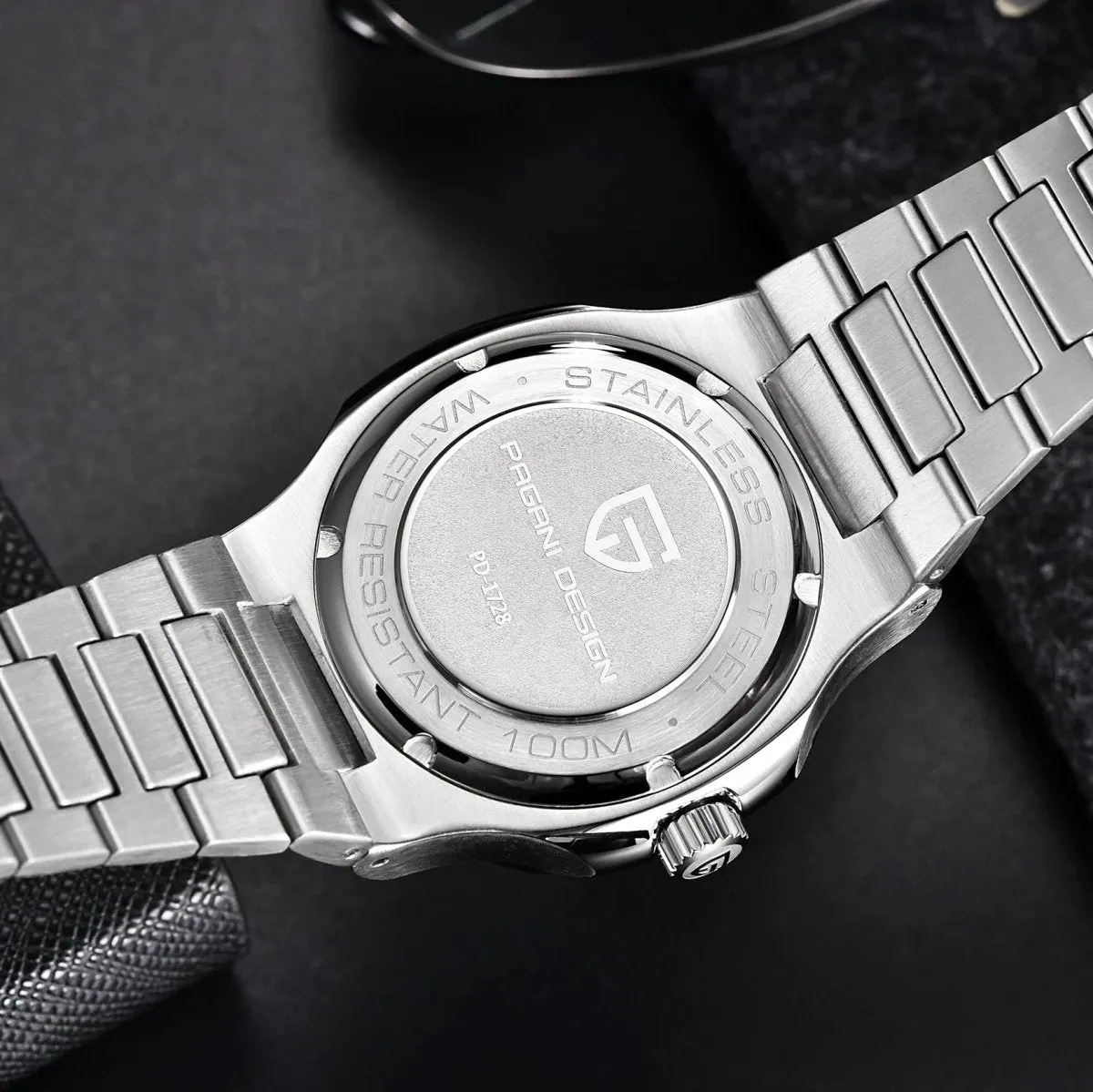 Montre Pagani Design Automatique 40 mm – Rose or bleu