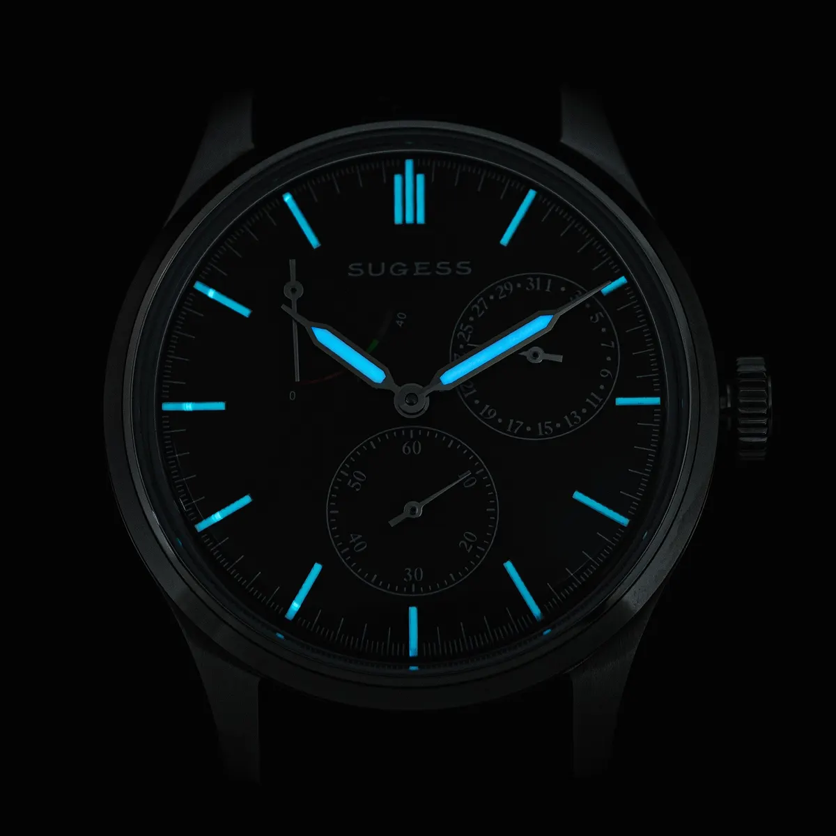 Montre Sugess S458 – Cadran bleu