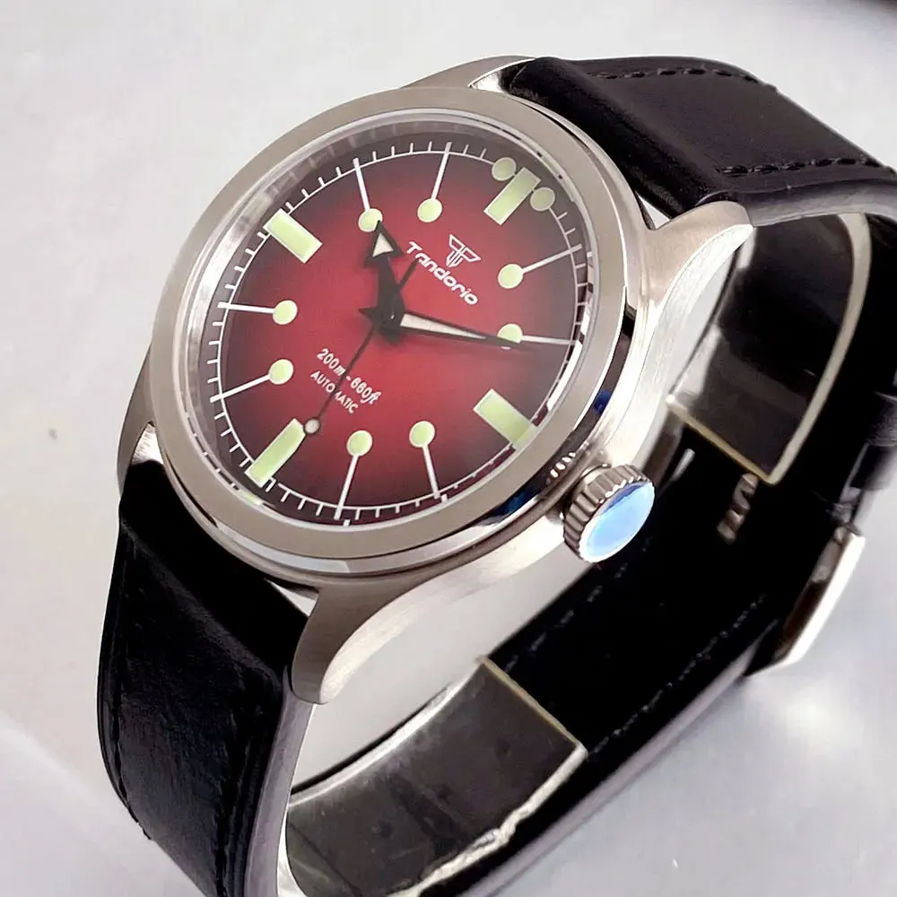 Montre Tandorio TD158A Automatique 38 mm – Rouge / NH35A
