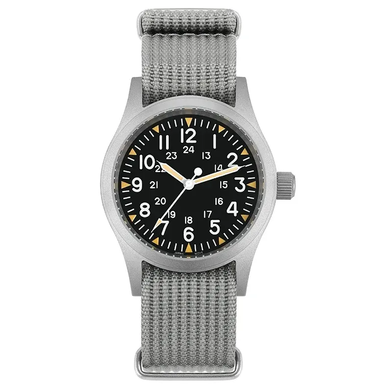Montre Militado ML05 Quartz 38 mm – Gris nylon