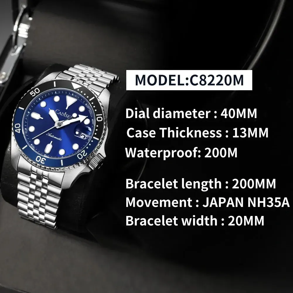 Montre Cadisen C8220 – Bleu