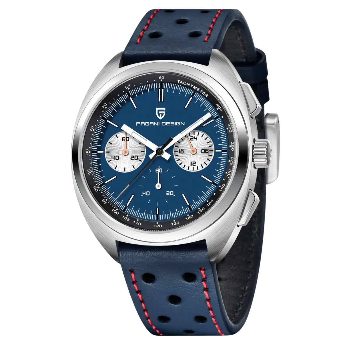 Montre Pagani Design PD-1782 Méca-quartz 39 mm – Bleu / Cuir