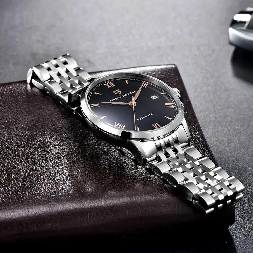 Montre Pagani Design Automatique 40 mm – Bleu / Acier