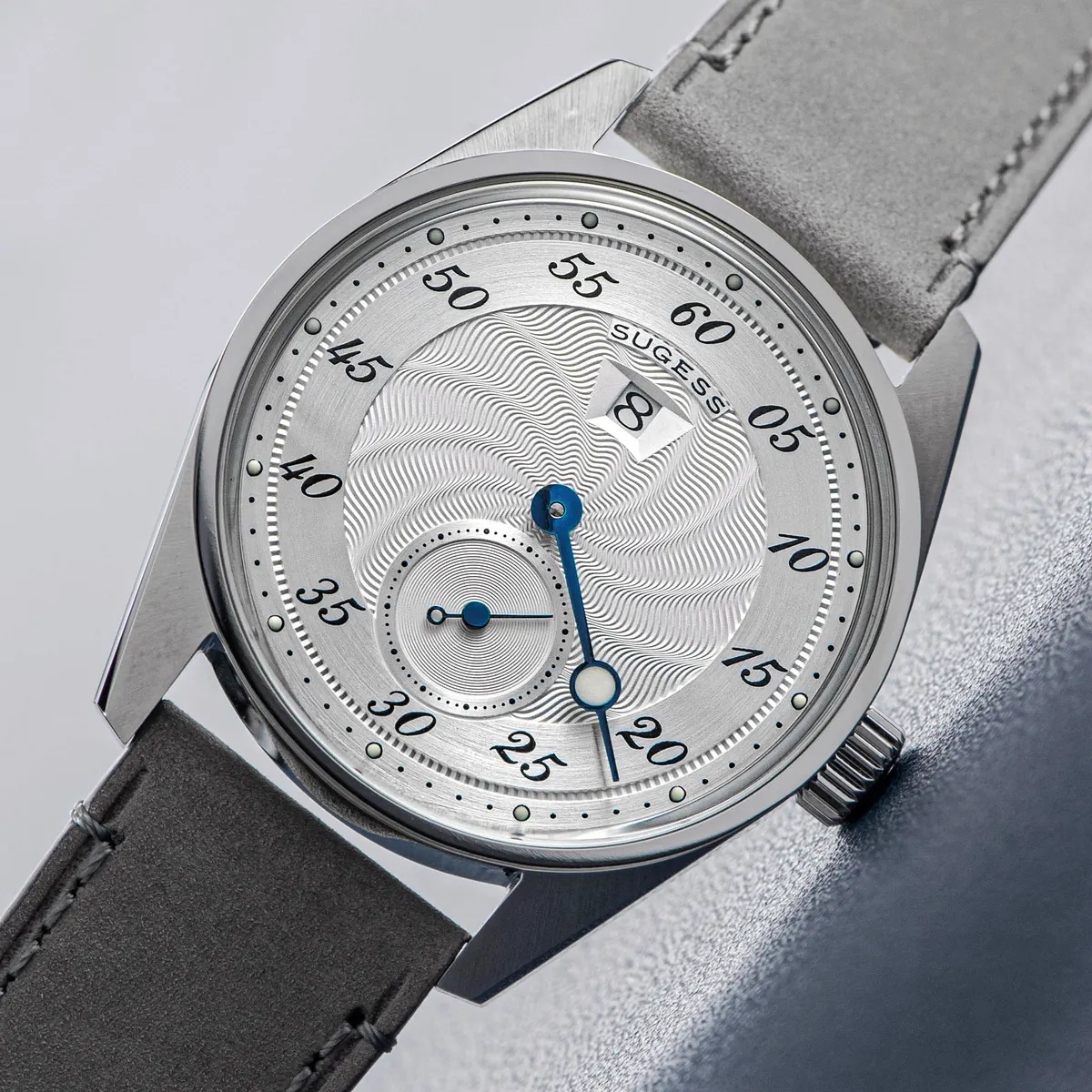 Montre Sugess S451-1 – Bracelet gris cuir