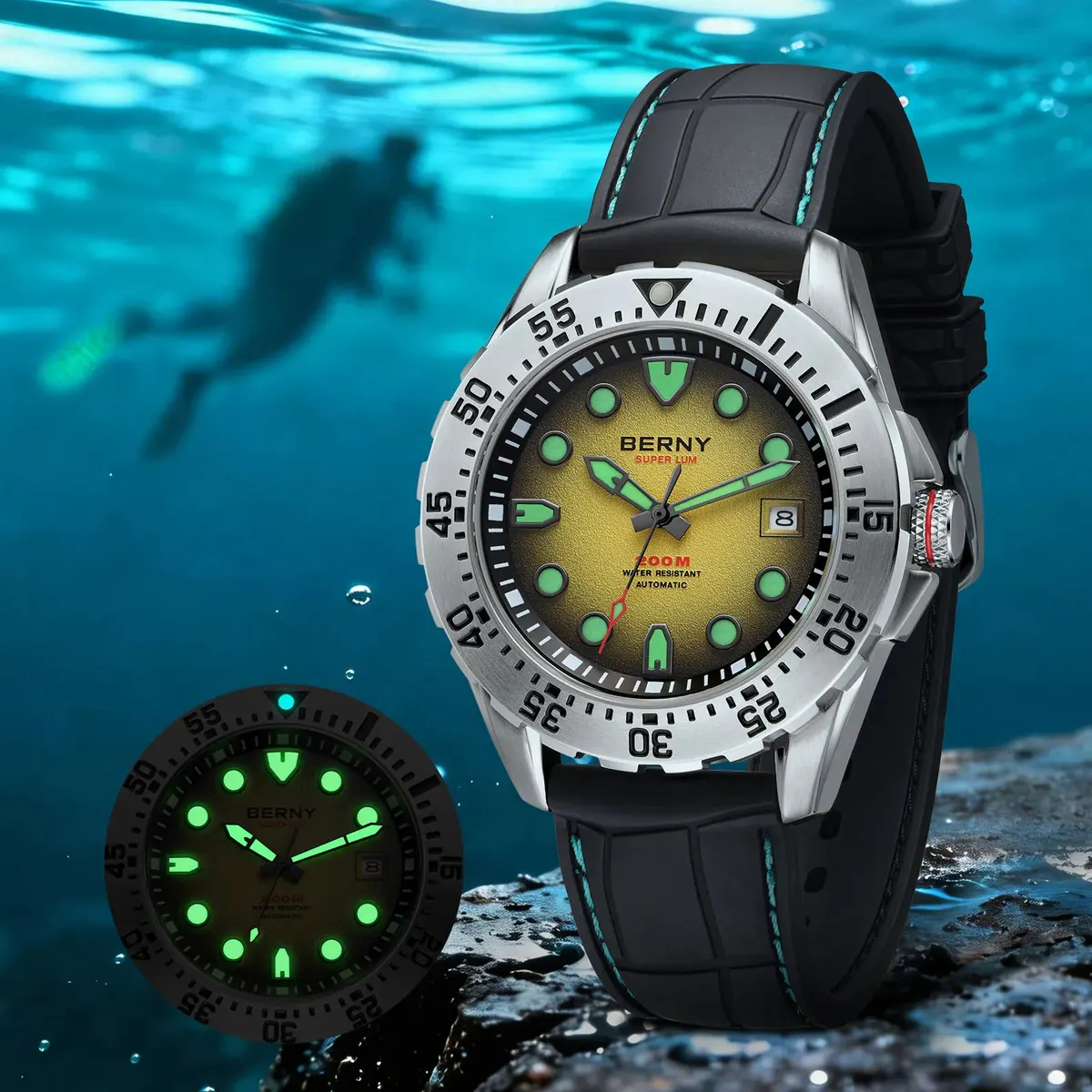 Montre Berny AM151M – Jaune