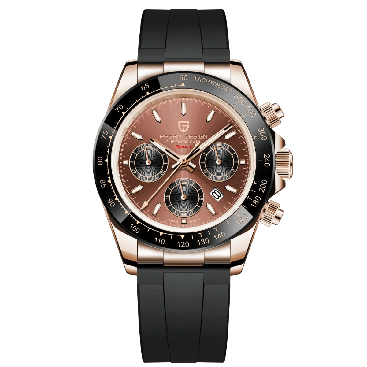 Montre Pagani Design Méca-quartz 40 mm – Café