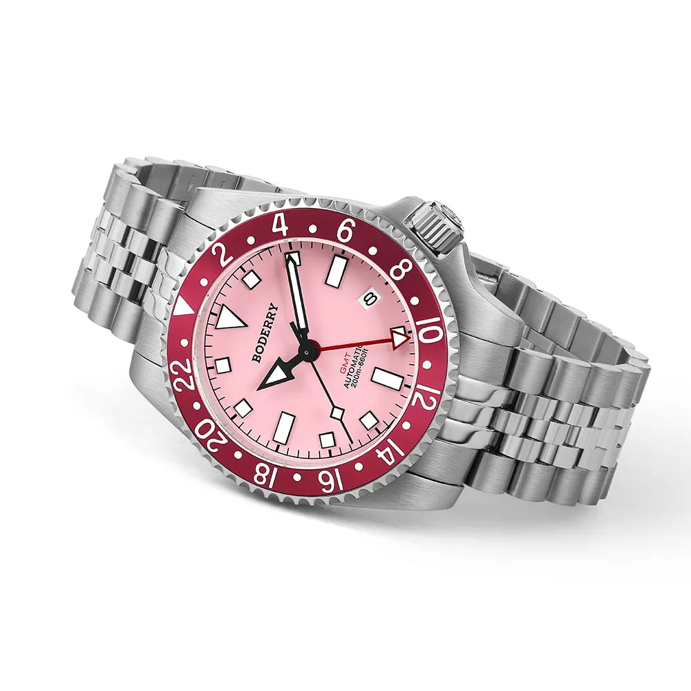 Montre Boderry Automatique 40 mm – Rose