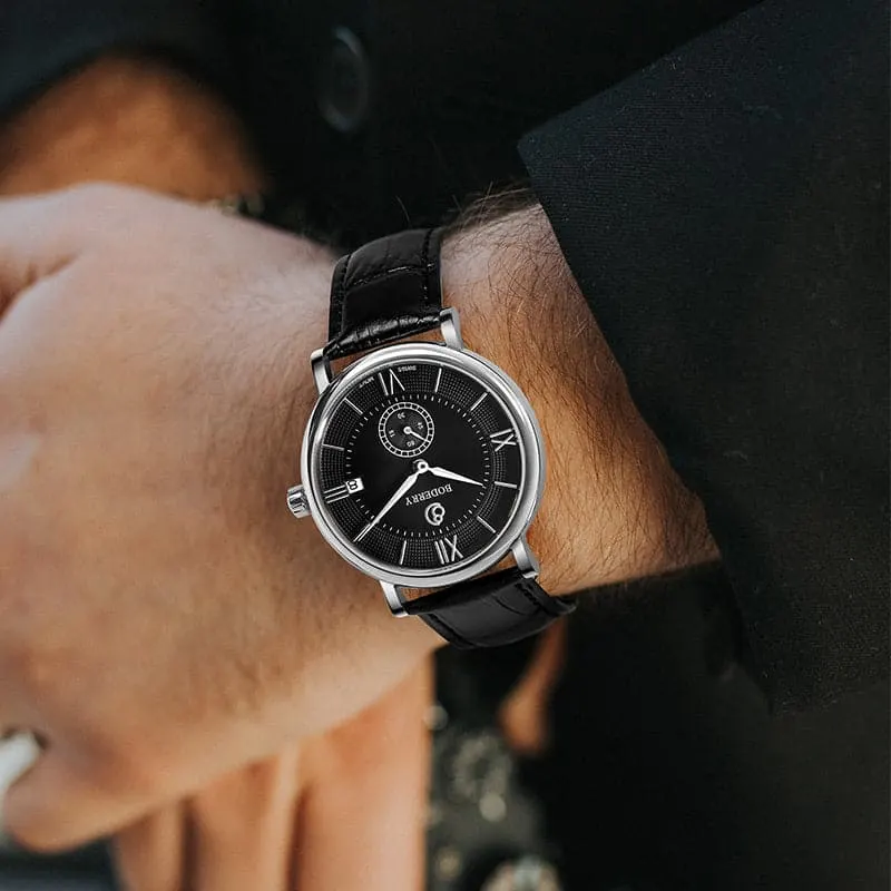 Montre Boderry Quartz 40 mm – Cuir