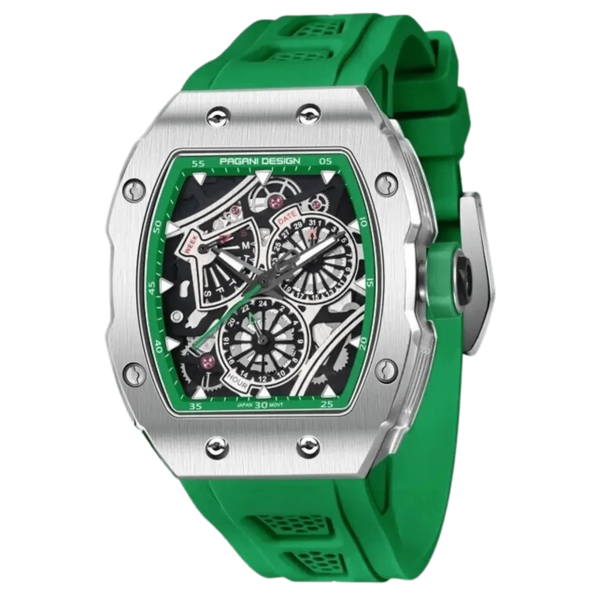 Montre Pagani Design PD-YS012 Quartz 41 mm – Vert