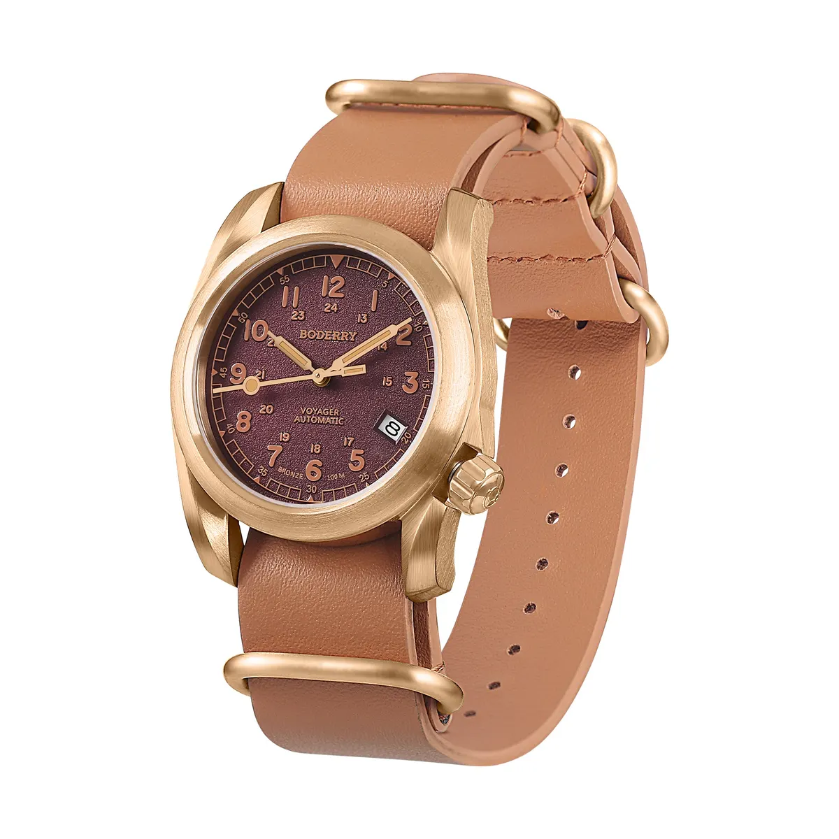 Montre Boderry Automatique 40 mm – Rouge