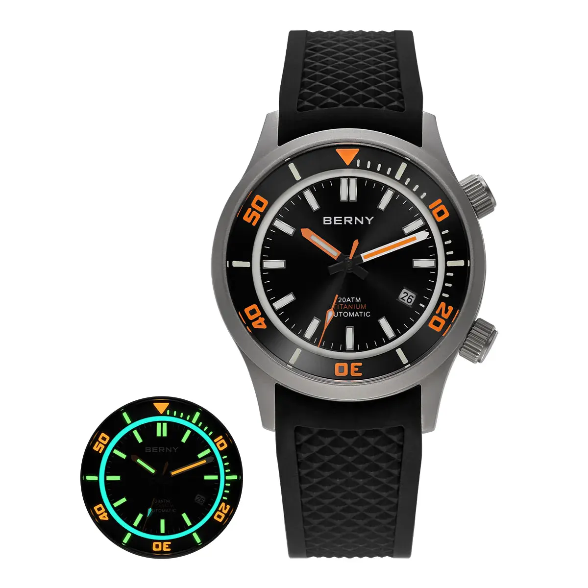 Montre Berny AMT149M Automatique – Noir