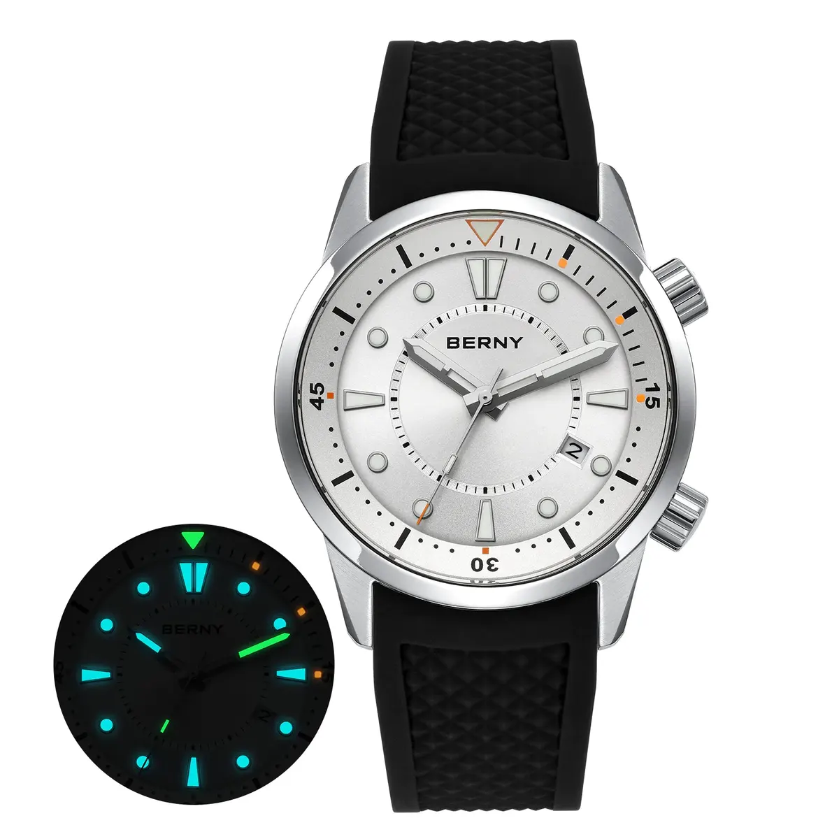 Montre Berny AM539M Automatique – Blanc