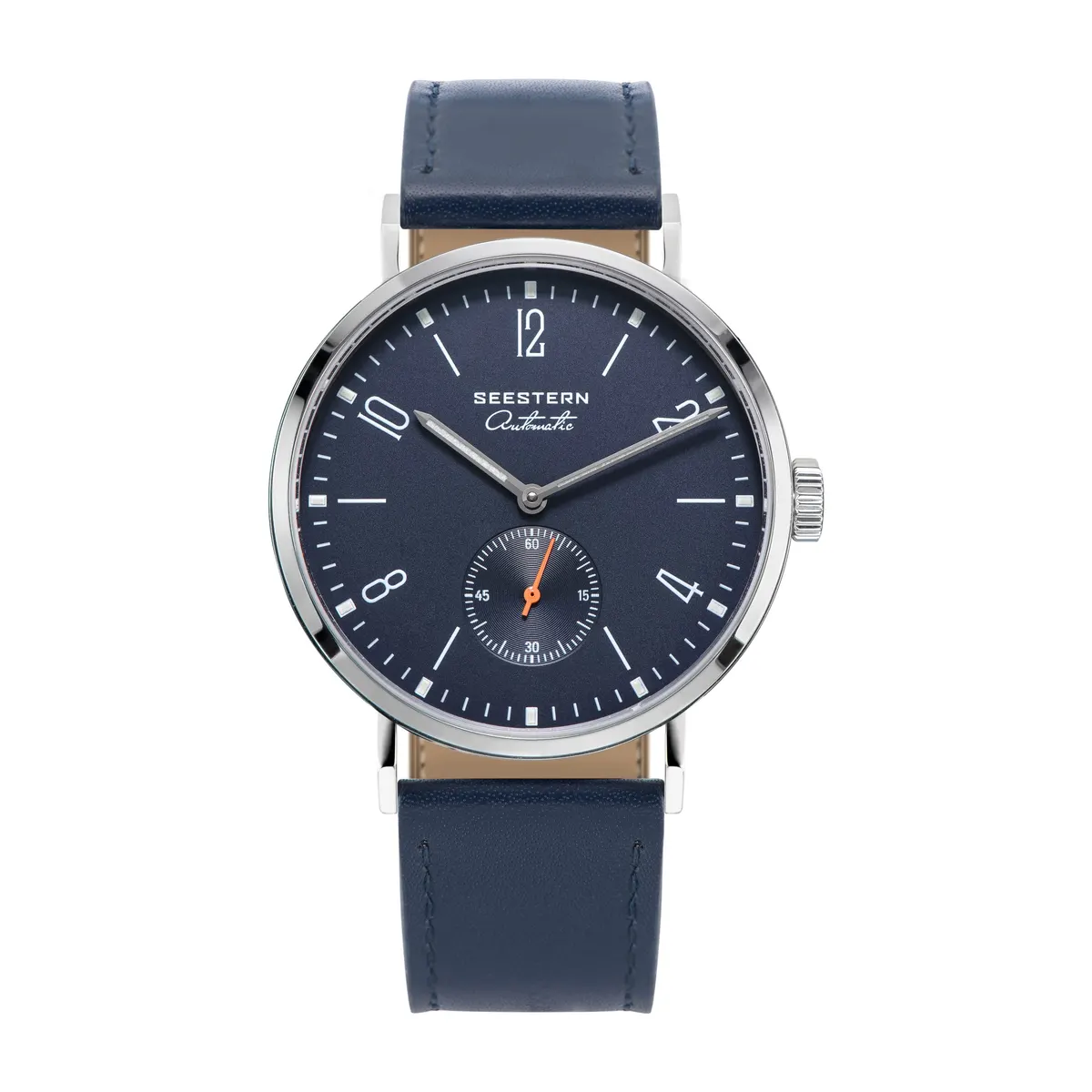 Montre Seestern S382 Automatique 38 mm – Cadran bleu
