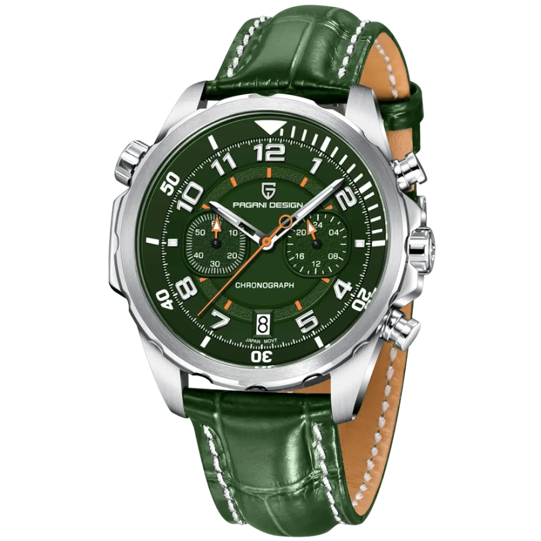 Montre Pagani Design PD-1811 Méca-quartz 44 mm – Vert