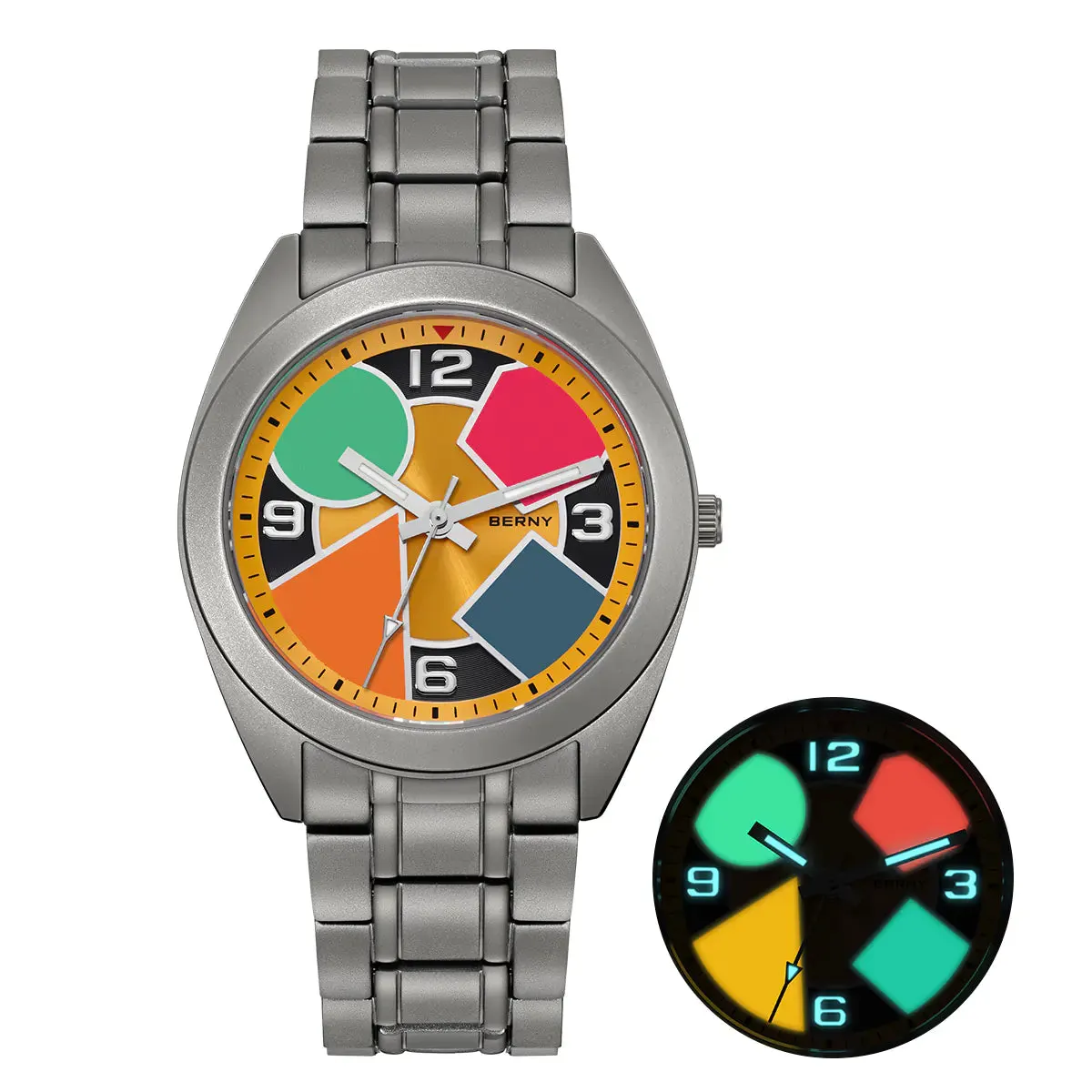 Montre Berny T2570MS Quartz – Jaune