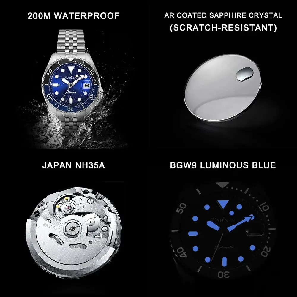 Montre Cadisen C8220 – Bleu
