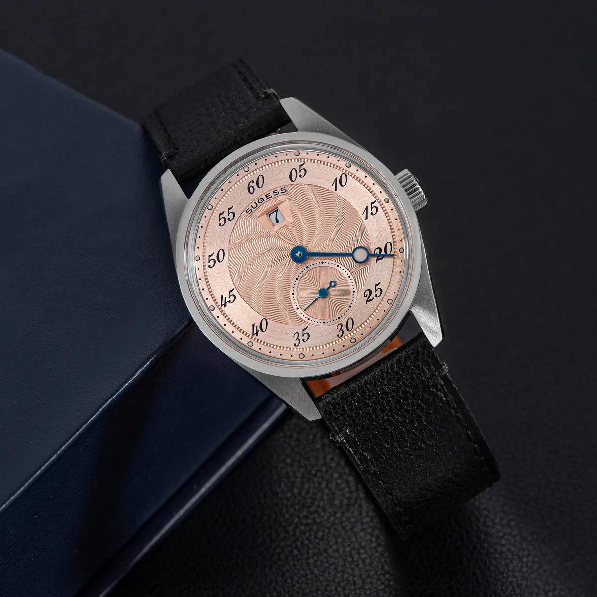 Montre Sugess S451-1 – Bracelet gris cuir