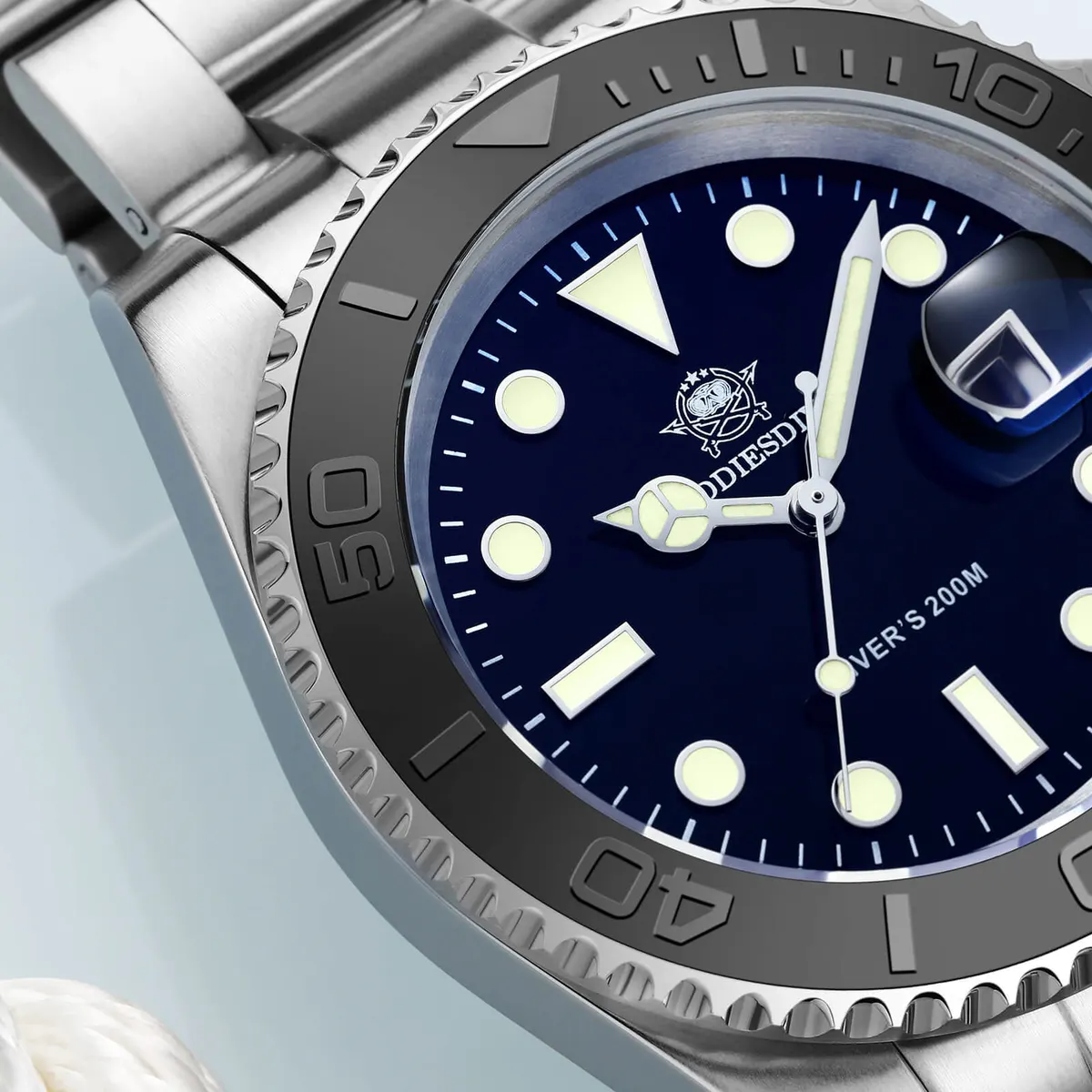Montre Addiesdive Quartz 41 mm – Argent