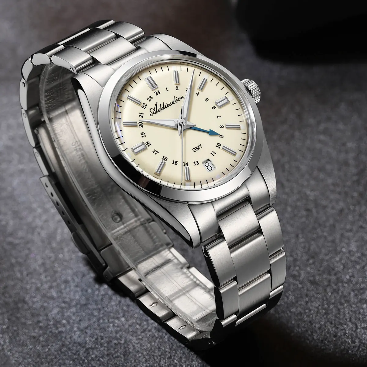 Montre Addiesdive AD2065 Quartz 36 mm – Beige