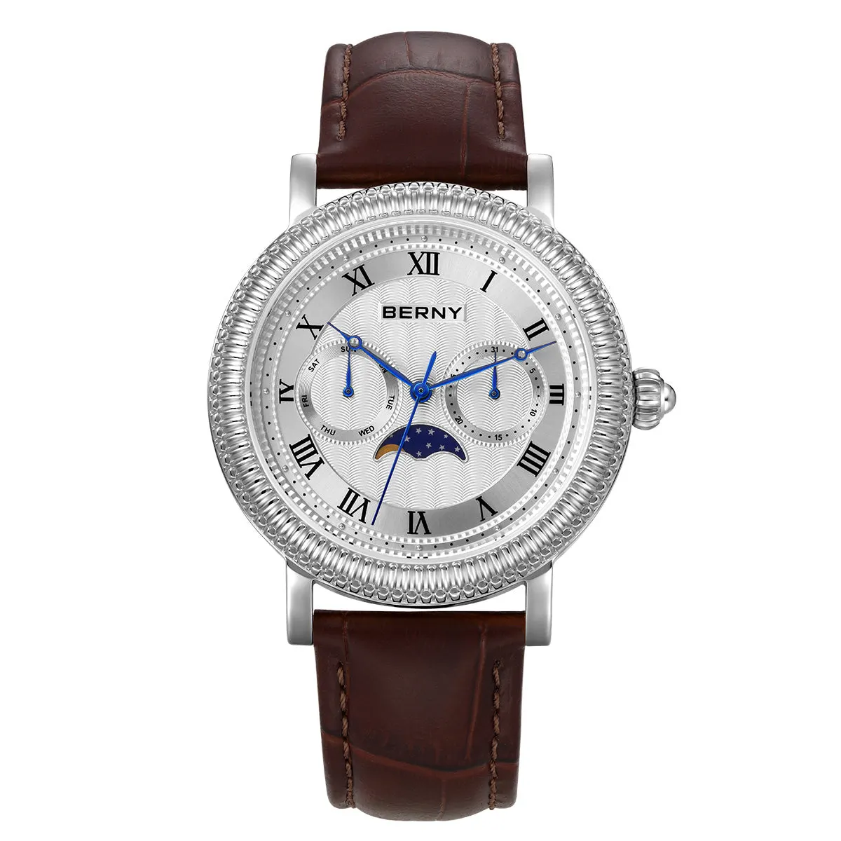 Montre Berny Quartz – Argent / Noir