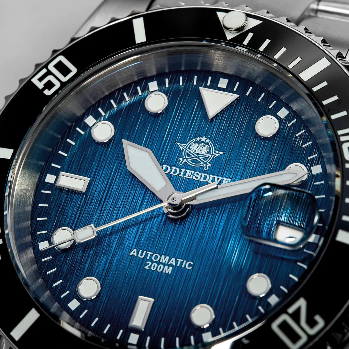 Montre Addiesdive AD2078 – Bleu foncé / NH35