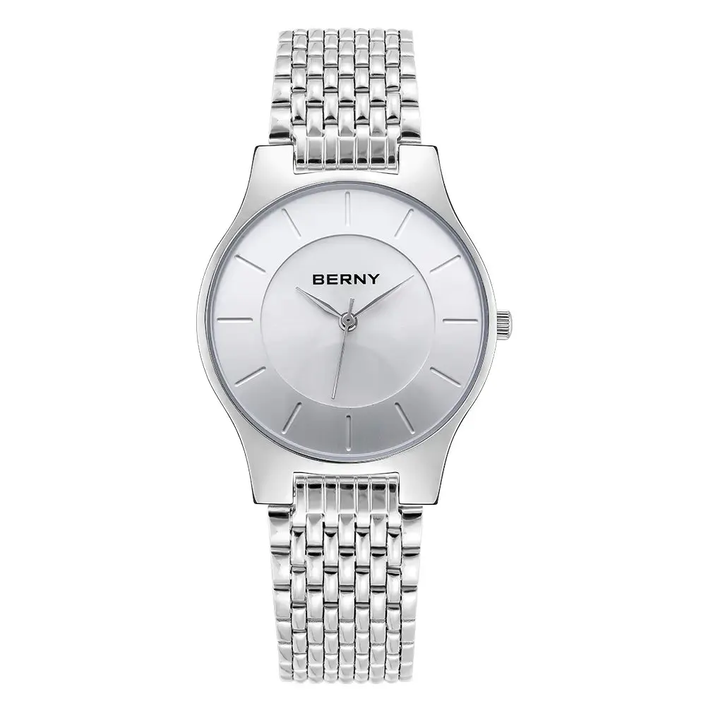 Montre Berny Quartz – Argent