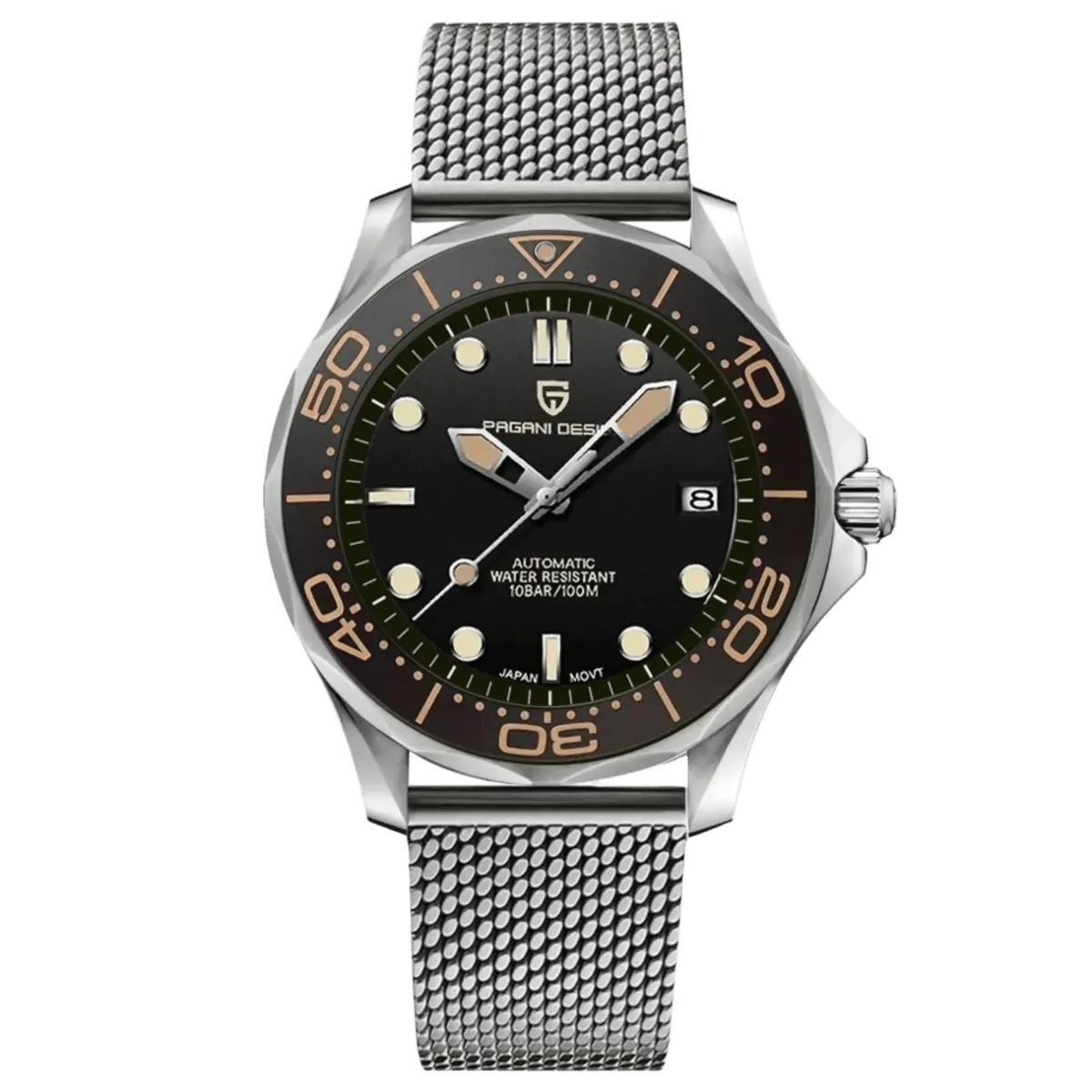 Montre Pagani Design PD-1667 Automatique 42 mm – Noir