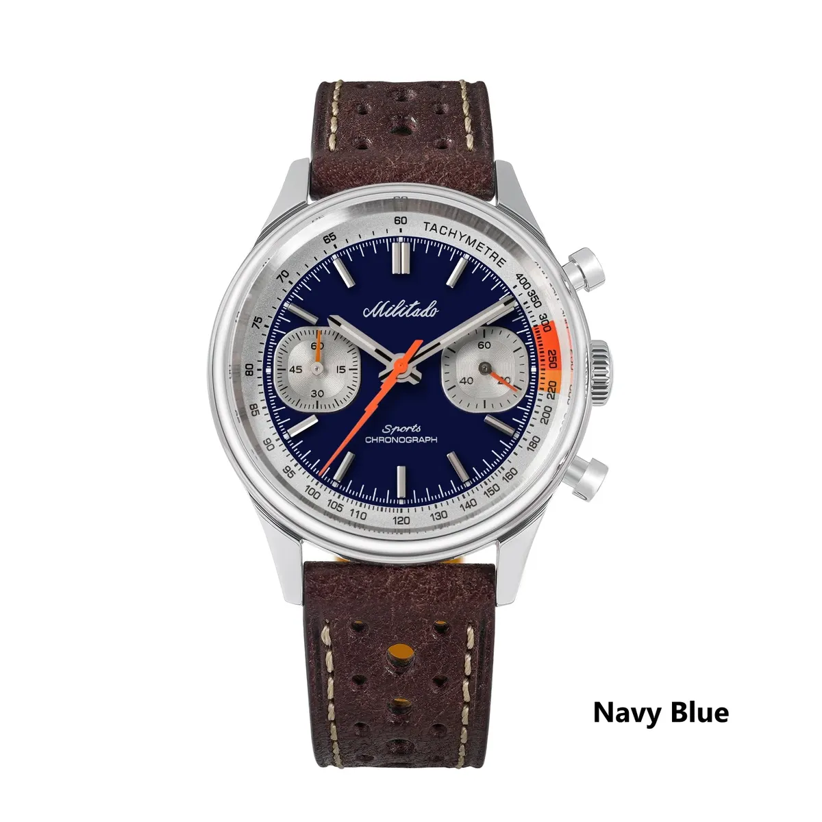 Montre Militado ML23 Quartz 40 mm – Bleu marine bleu