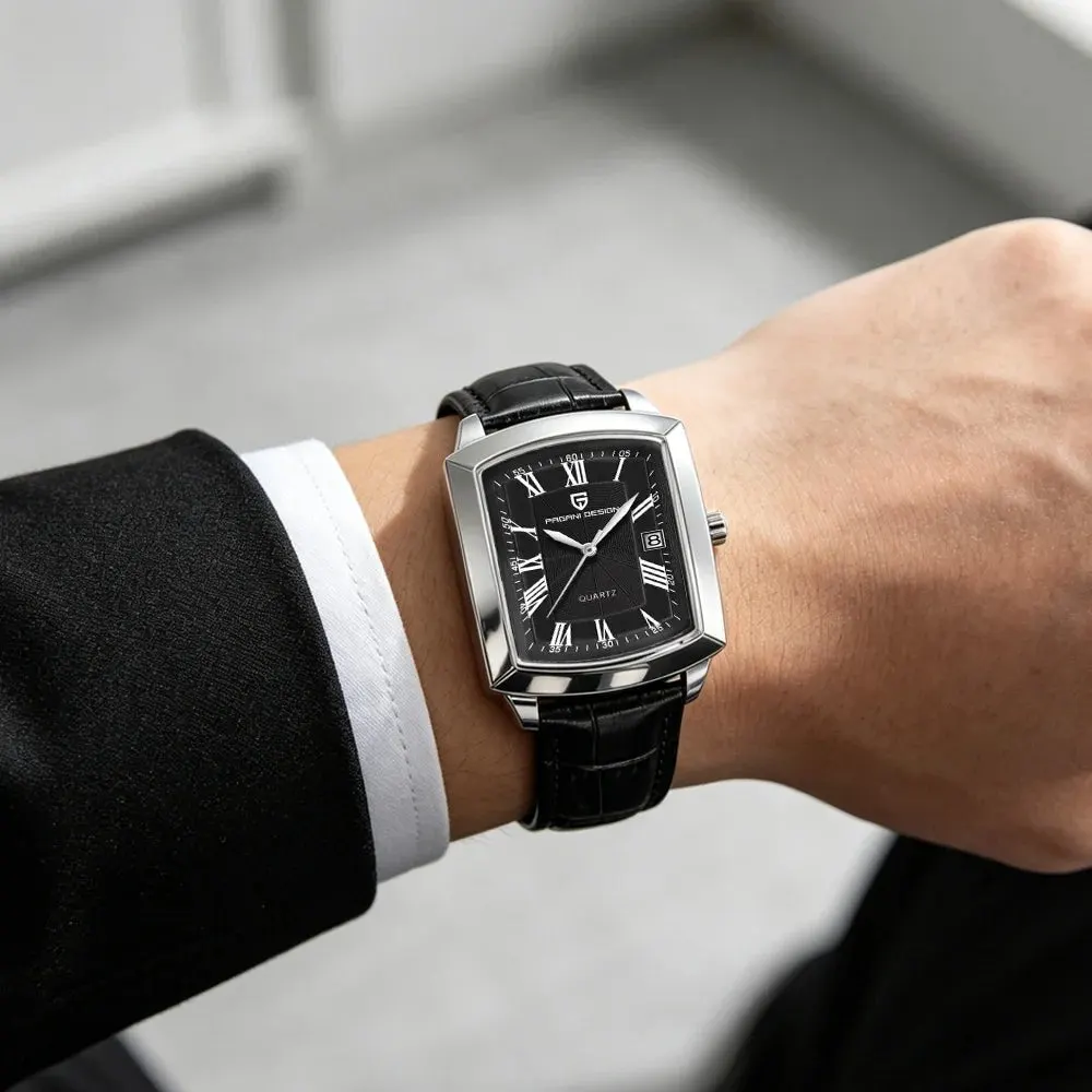 Montre Pagani Design Quartz 33 mm – Blanc marron