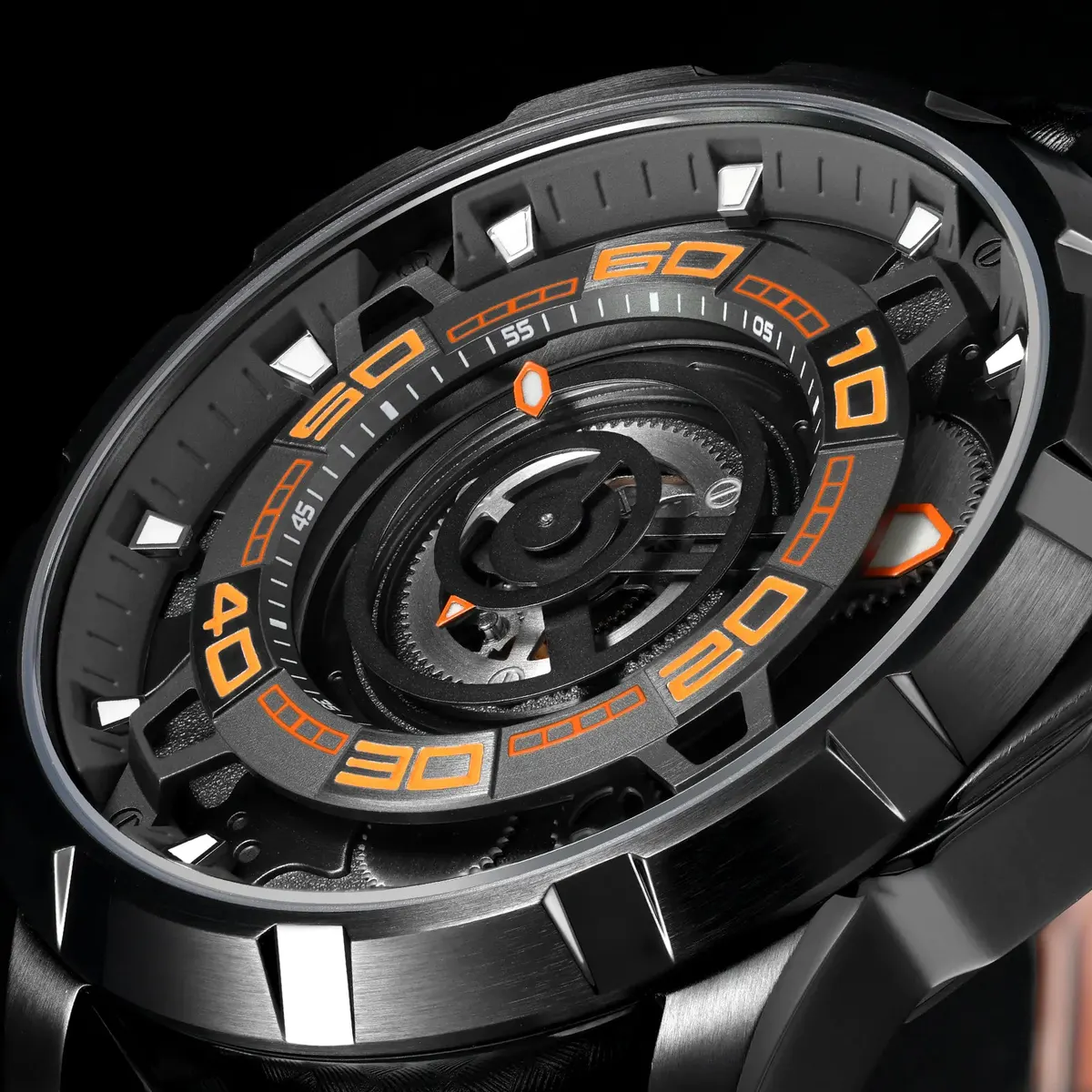 Montre Berny AM198M-BLK – Orange