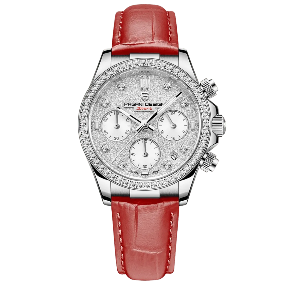 Montre Pagani Design PD-1730 Quartz 36 mm – Rouge