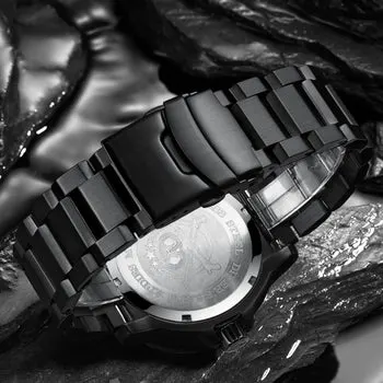Montre Addiesdive Quartz 51 mm – Bracelet noir acier
