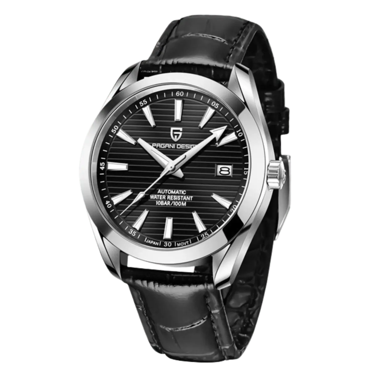Montre Pagani Design Automatique 40 mm – Noir / Cuir