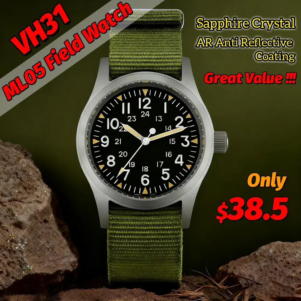 Montre Militado Quartz 38 mm – Version 5