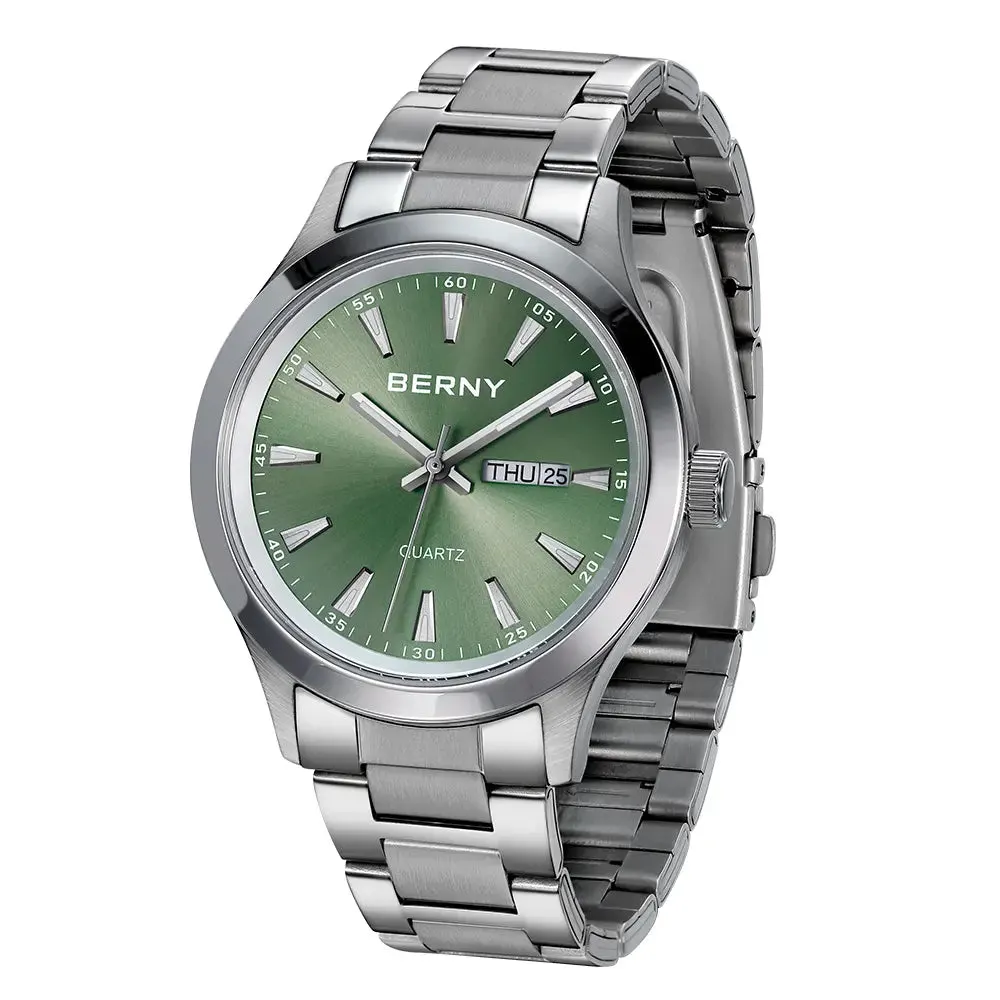 Montre Berny Quartz – Vert