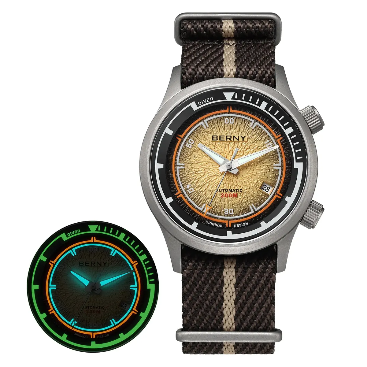 Montre Berny AMT159MNY Automatique – Orange