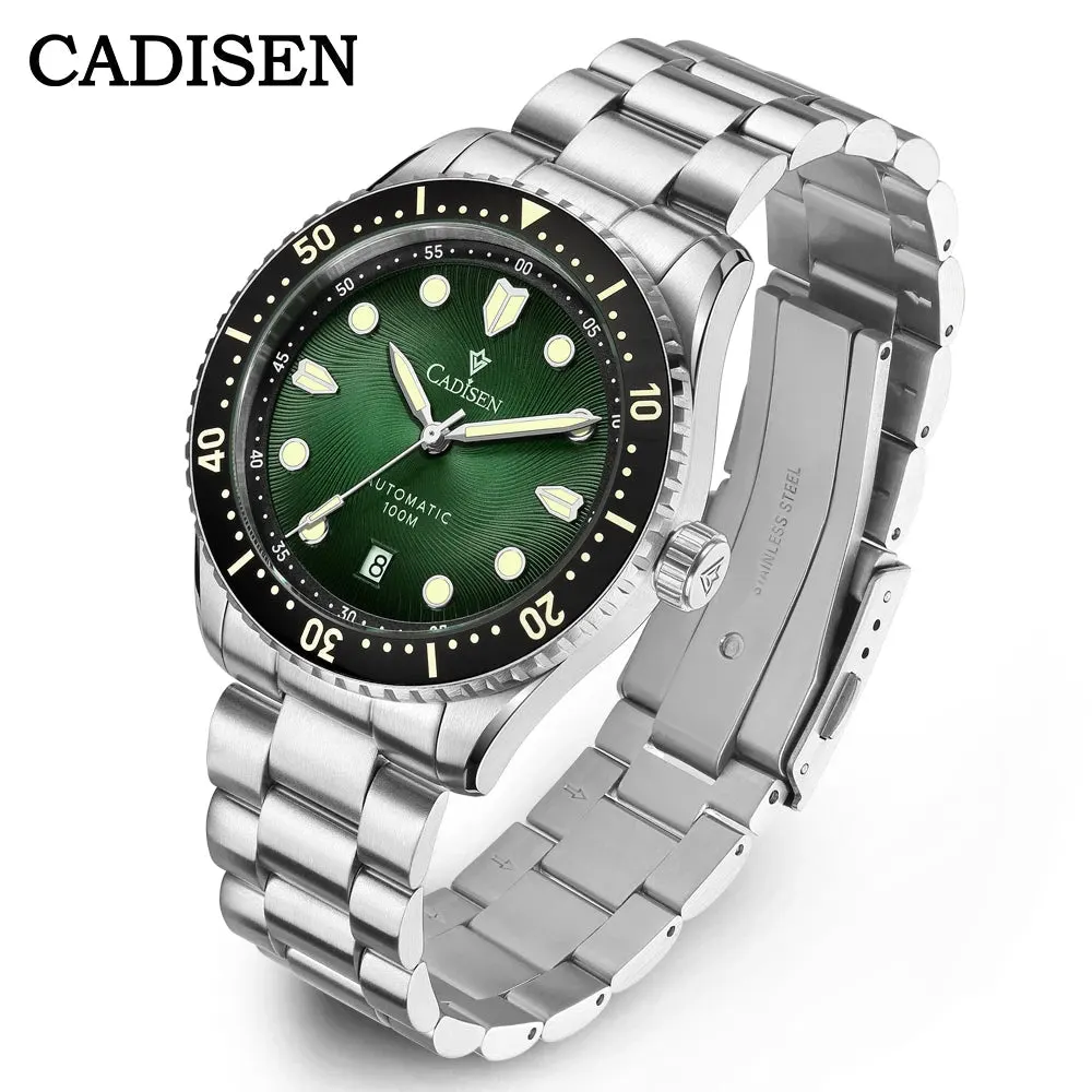 Montre Cadisen C8245 Automatique 40 mm – Vert