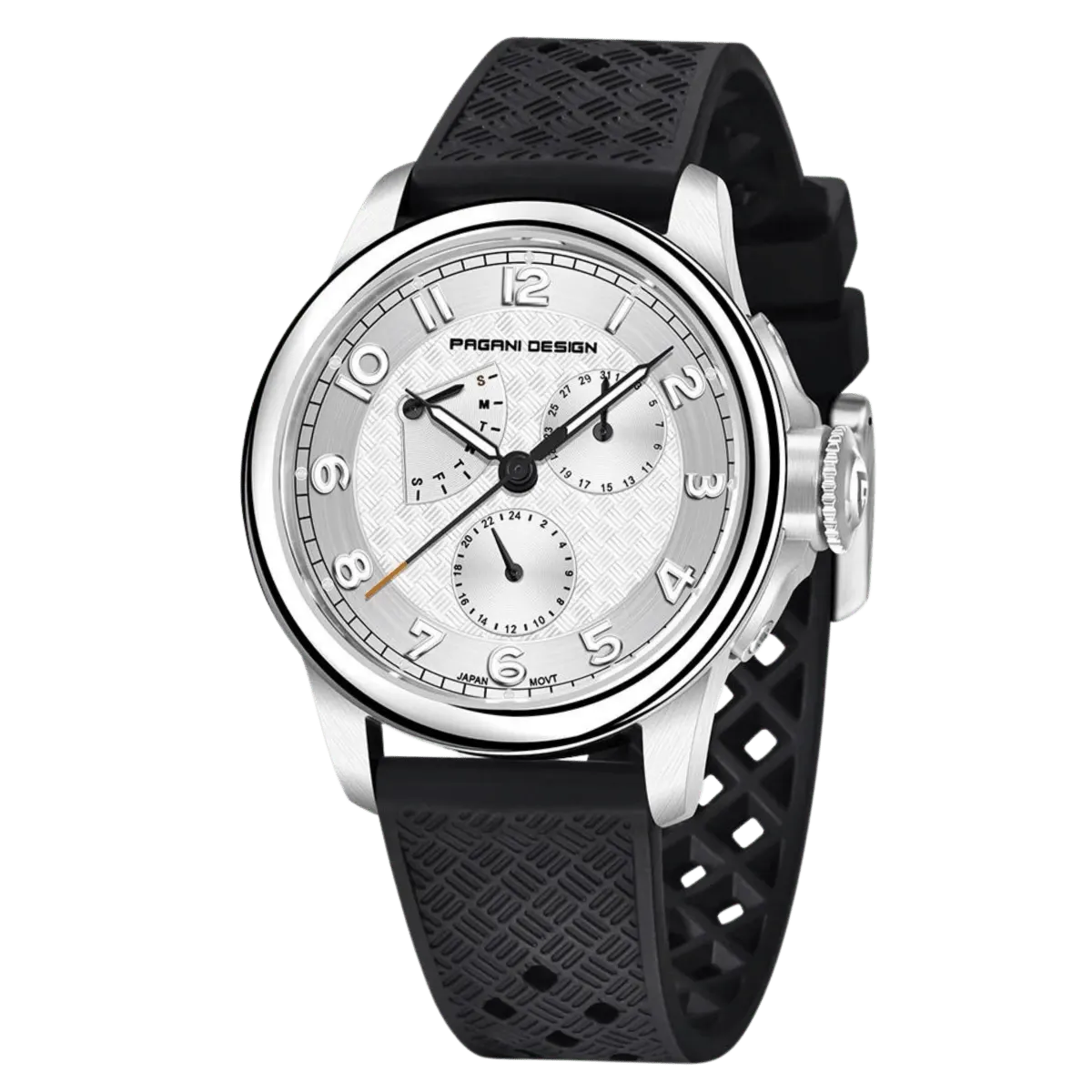 Montre Pagani Design PD-1780 Quartz 40 mm – Blanc