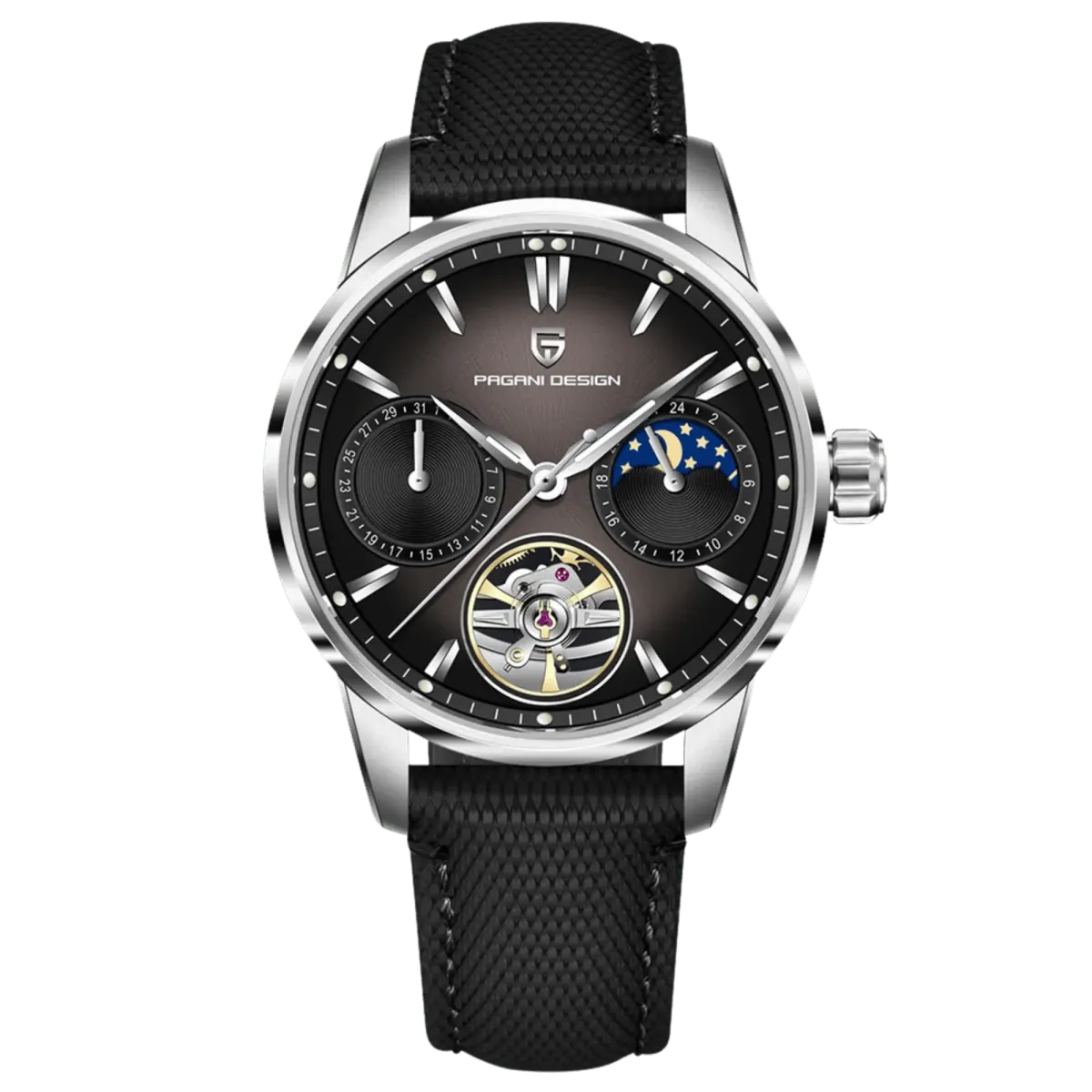 Montre Pagani Design PD-YS021 – Argent noir