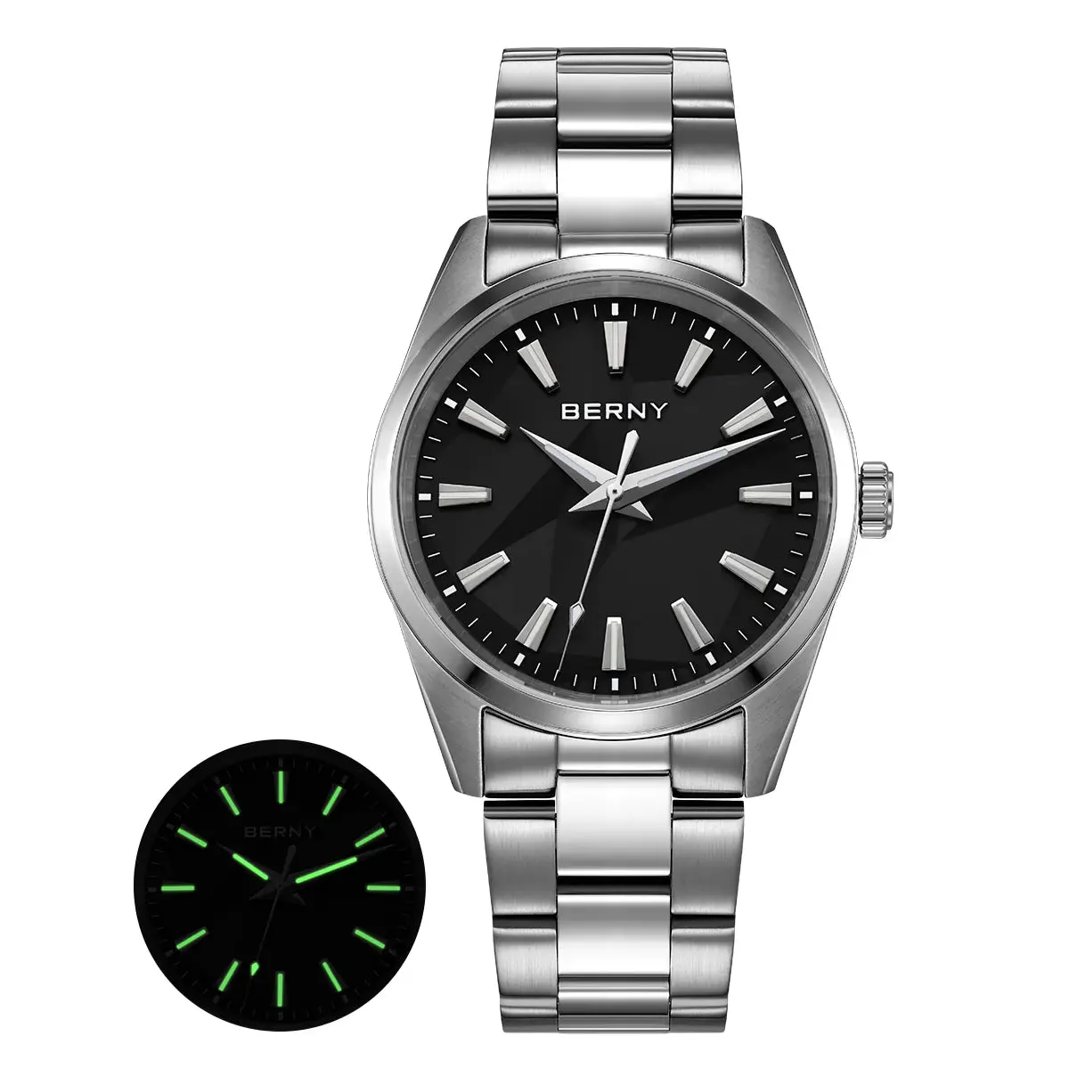 Montre Berny Quartz – Noir