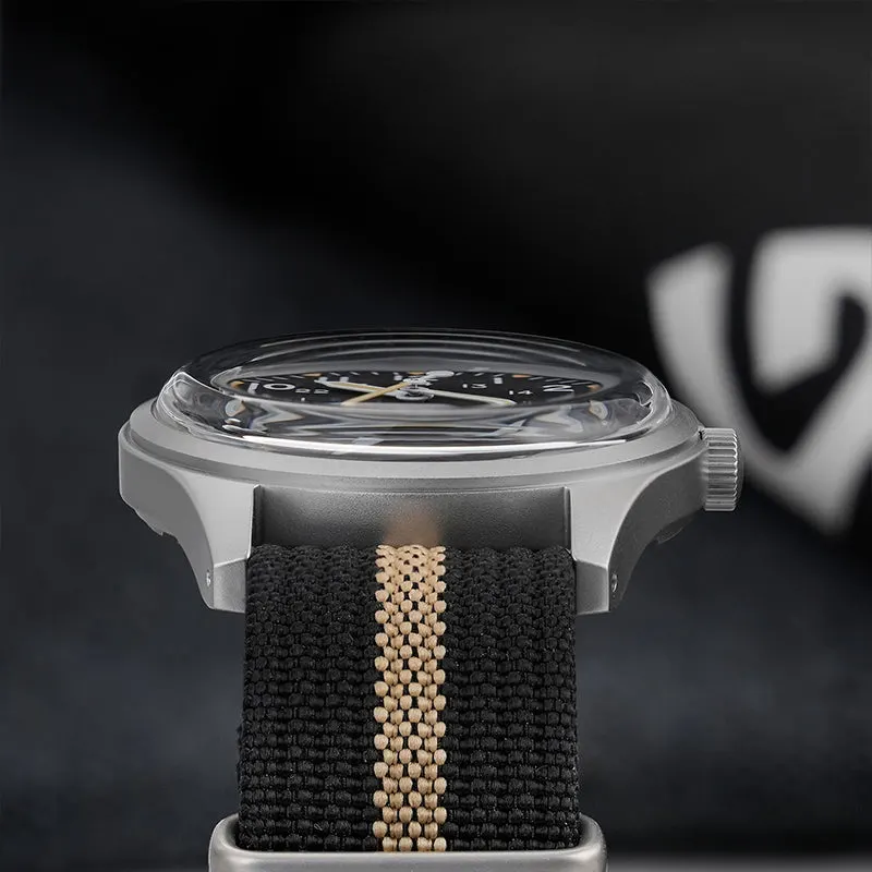 Montre Militado ML07 Quartz 36 mm – Noir / Verre saphir