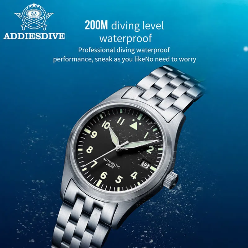Montre Addiesdive Automatique 39 mm – Bracelet acier