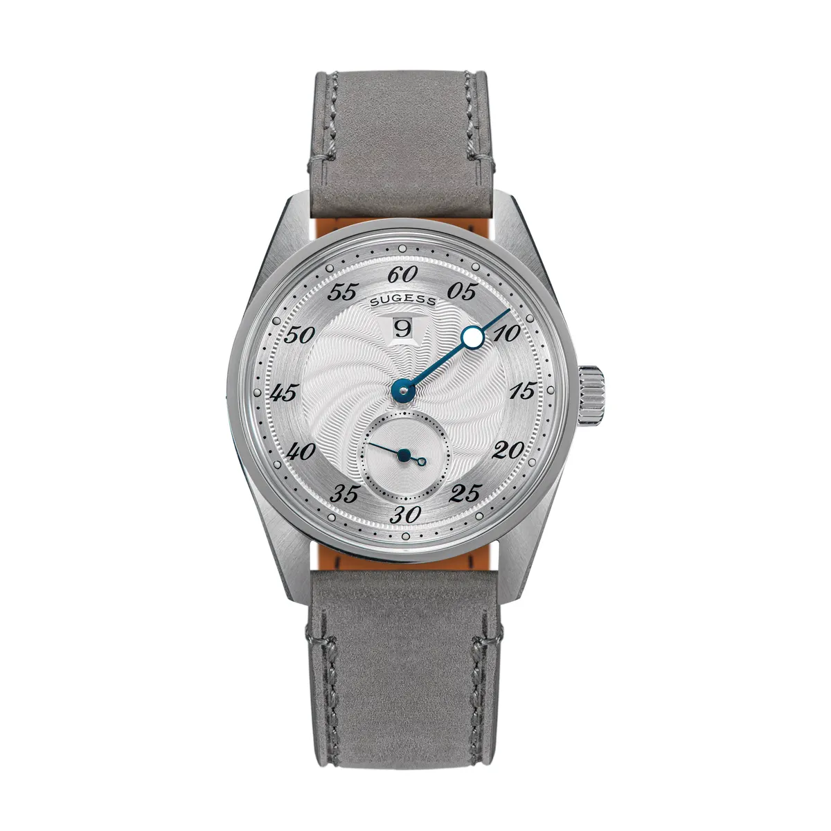 Montre Sugess S451-1 Automatique 38 mm – Bracelet gris cuir
